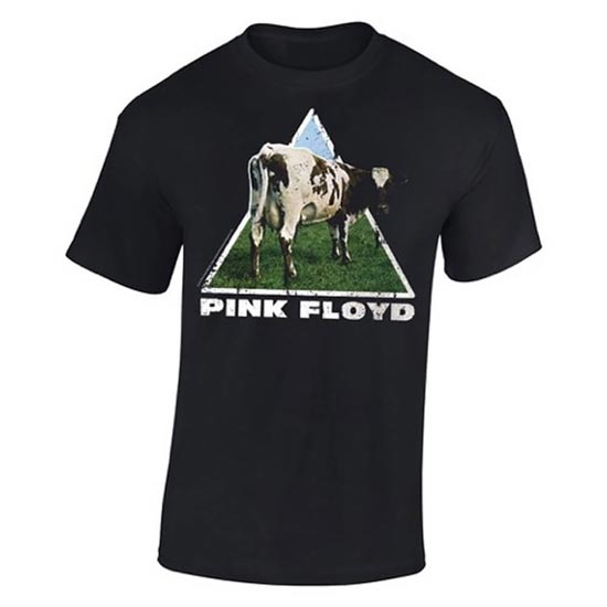 T-Shirt - Pink Floyd - Atom Heart Black-Metalomania