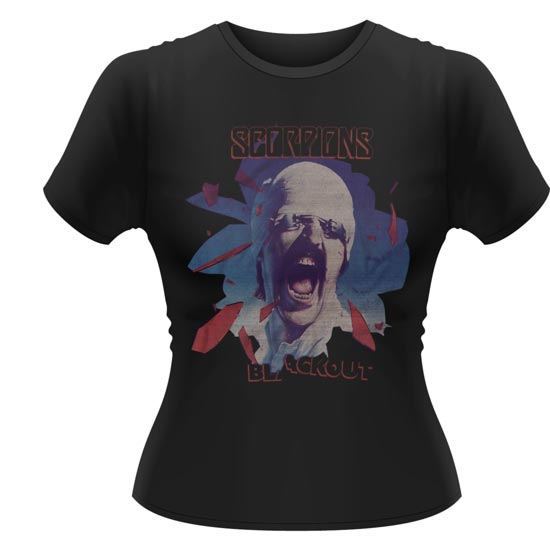 T-Shirt - Scorpions - Blackout - Lady-Metalomania