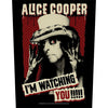 Back Patch - Alice Cooper - I'm Watching You