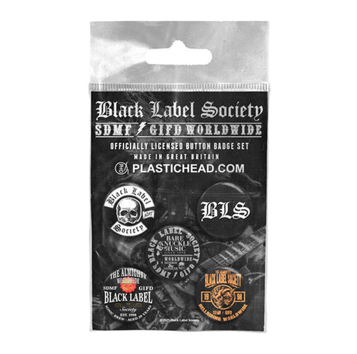 Button Badge Set - Black Label Society - BLS