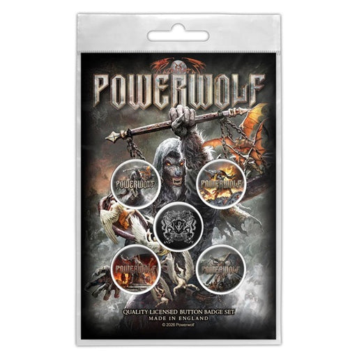 Button Badge Set - Powerwolf - Call Of The Wild