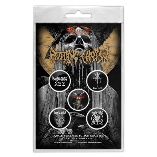 Button Badge Set - Rotting Christ - We Are The Damned Generation