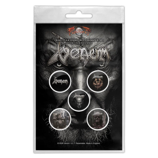Button Badge Set - Venom - Into Oblivion