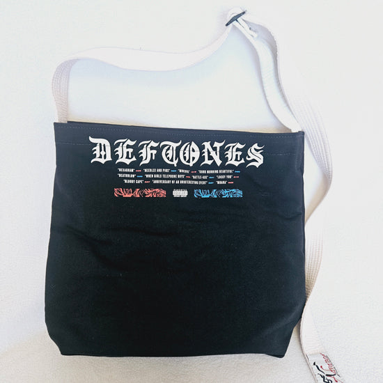 Crossbody Tee Bag - Deftones - Static Skull - Back