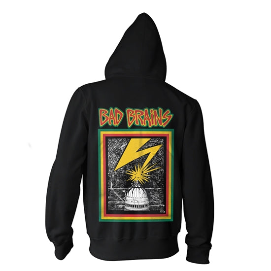 Hoodie - Bad Brains - Capitol - Zip - Back