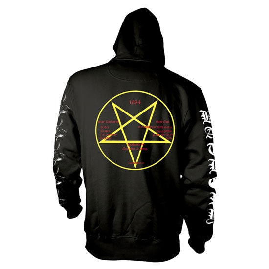 Hoodie - Bathory - Goat - Yellow - Pullover - Back