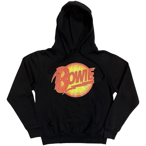 Hoodie - David Bowie - Vintage Diamond Dogs Logo - Pullover