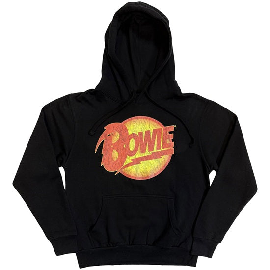 Hoodie - David Bowie - Vintage Diamond Dogs Logo - Pullover