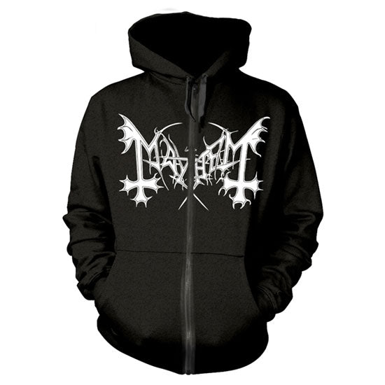 Hoodie - Mayhem - De Mysteriis Dom Sathanas - Zip - Front
