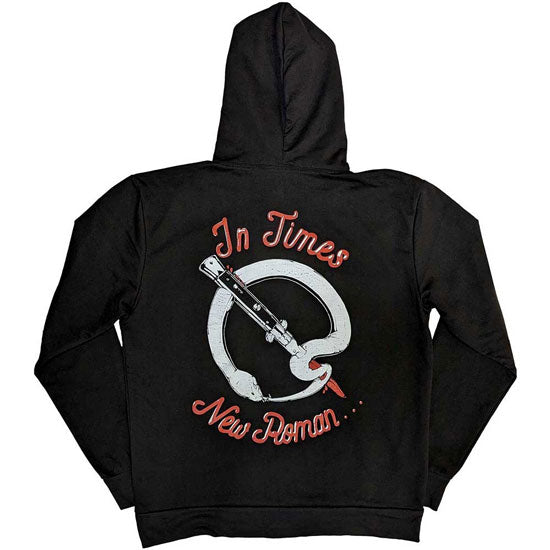 Hoodie - Queens of the Stone Age - Snake Logo - Pullover - Back