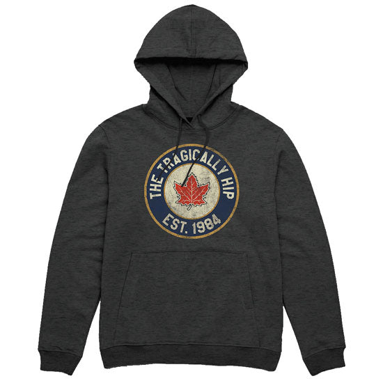Hoodie - The Tragically Hip - Maple Leaf - Grey - Pullover