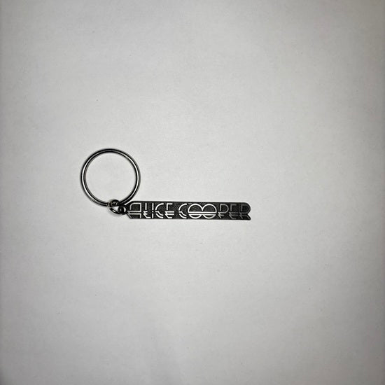 Key Ring - Alice Cooper - Strike Through Logo