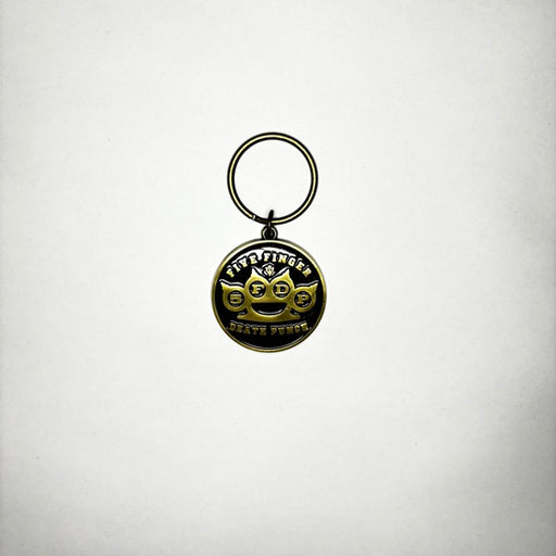 Key Ring - Five Finger Death Punch - Gold Circle Logo