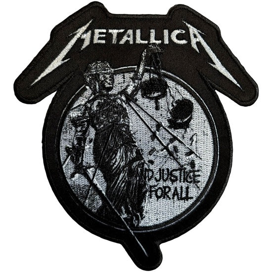 Patch - Metallica - Justice Mono Cut-Out