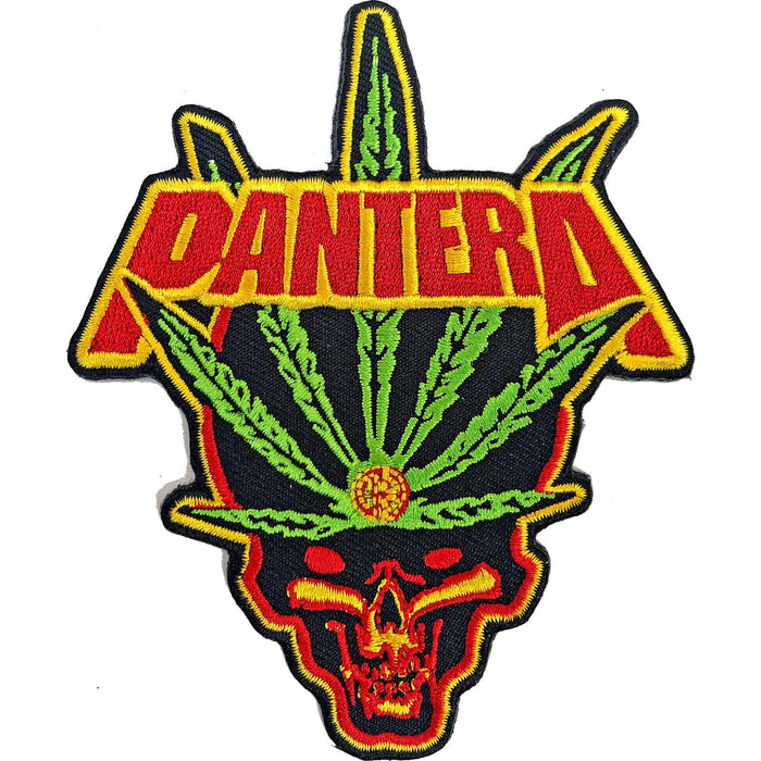 Patch - Pantera - Leaf Skull - Cut Out