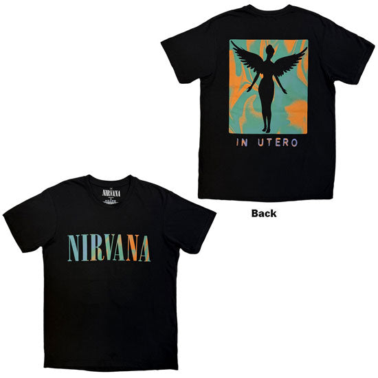 Premium Carbon Tee - Nirvana / KC - In Utero Angel Swirl