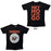 Premium Carbon Tee - Ramones - Hey Ho - Red Block Text