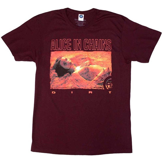 T-Shirt - Alice in Chains - Dirt Orange - Maroon