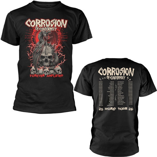 T-Shirt - Corrosion of Conformity - Forever Amplified World Tour 2025/2026