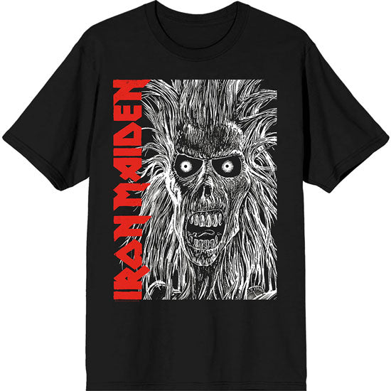 T-Shirt - Iron Maiden - Eponymous Face Red Logo