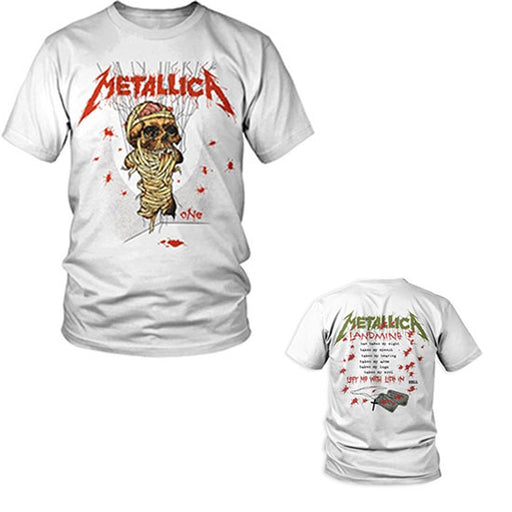 T-Shirt - Metallica - One Landmine - White