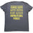 T-Shirt - Nirvana / KC - Happy Face Flower Sniffin - Grey - Back