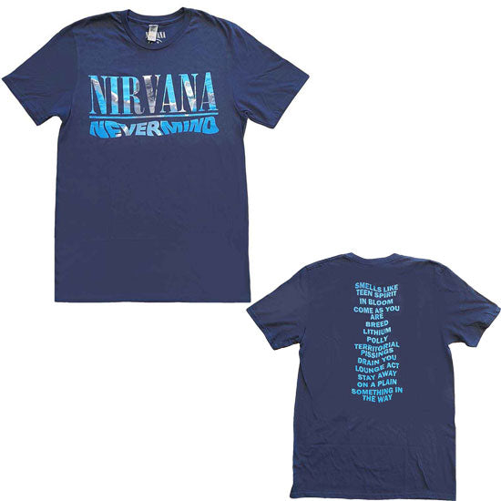 T-Shirt - Nirvana / KC - Nevermind - Navy