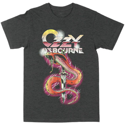 T-Shirt - Ozzy Osbourne - Vintage Snake - Dark Grey