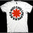 T-Shirt - Red Hot Chili Peppers - Red Asterisk - White