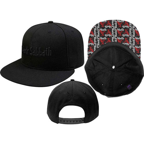 Baseball Hat - Black Sabbath - Logo and Demon