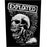 Back Patch - The Exploited - Vintage Skull-Metalomania