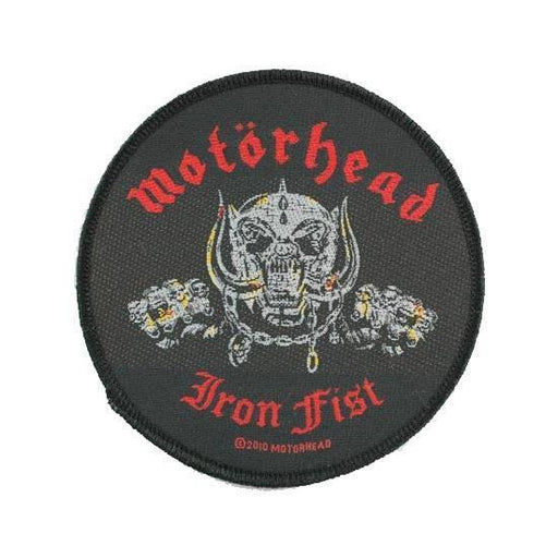 Patch - Motorhead - Iron Fist - (round)-Metalomania