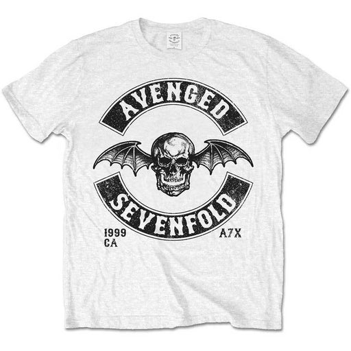 T-Shirt - Avenged Sevenfold - Moto Seal - White-Metalomania