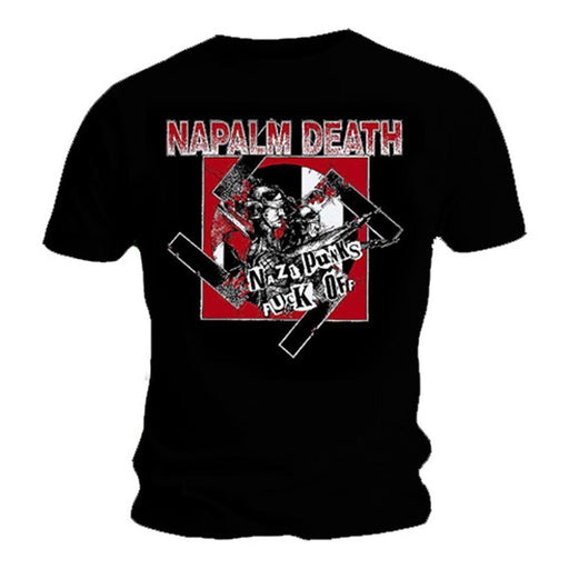 T-Shirt - Napalm Death Nazi Punks Fuck Off-Metalomania