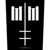 Back Patch - Marilyn Manson - Inverted Cross Logo-Metalomania