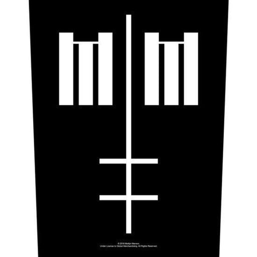 Back Patch - Marilyn Manson - Inverted Cross Logo-Metalomania
