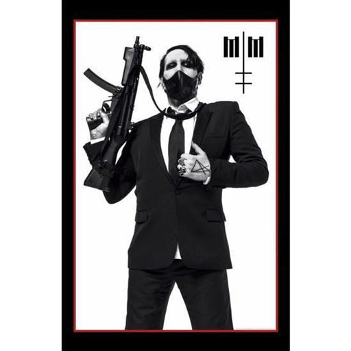 Deluxe Flag - Marilyn Manson - Machine Gun-Metalomania