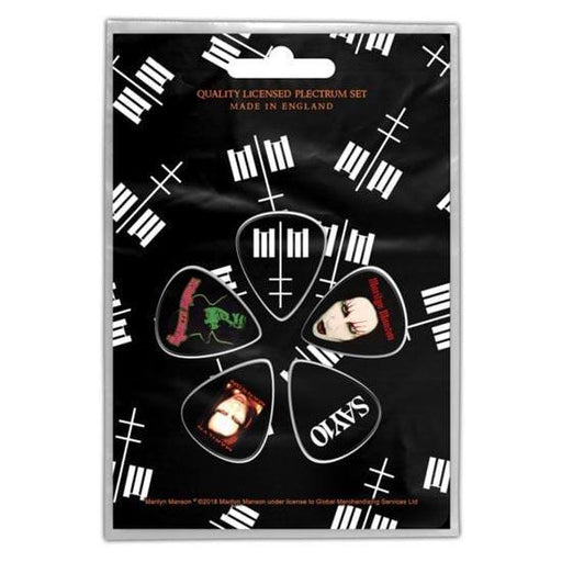 Guitar Picks - Marilyn Manson - MM-Metalomania