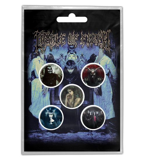 Button Badge Set - Cradle of Filth - Cryptoriana