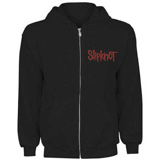 Hoodie - Slipknot - Skull Teeth - Zip - Front