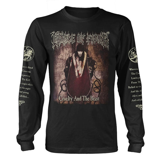 Long Sleeves - Cradle of Filth - Cruelty and the Beast 2021 - Front