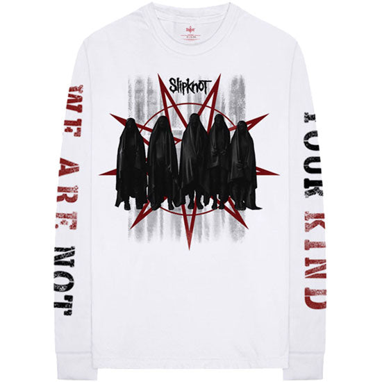 Long Sleeves - Slipknot - Shrouded Group - White - Front