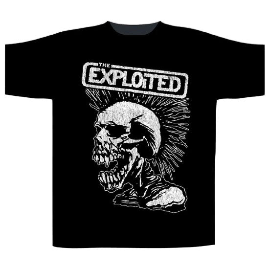 T-Shirt - Exploited (the) - Vintage Skull