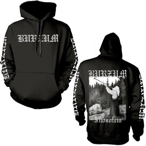 Hoodie - Burzum - Filosofem Logo 2018 - Pullover-Metalomania