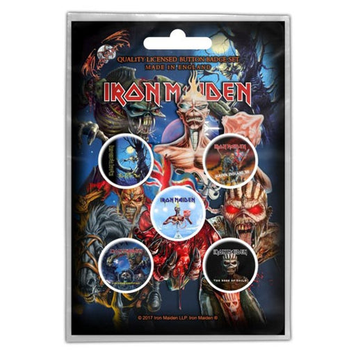 Button Badge Set - Iron Maiden - Later Albums