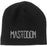 Beanie - Mastodon - Logo in white-Metalomania